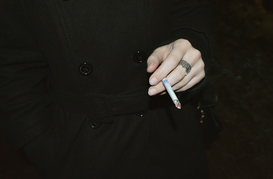 Photo Cigarette + greffe